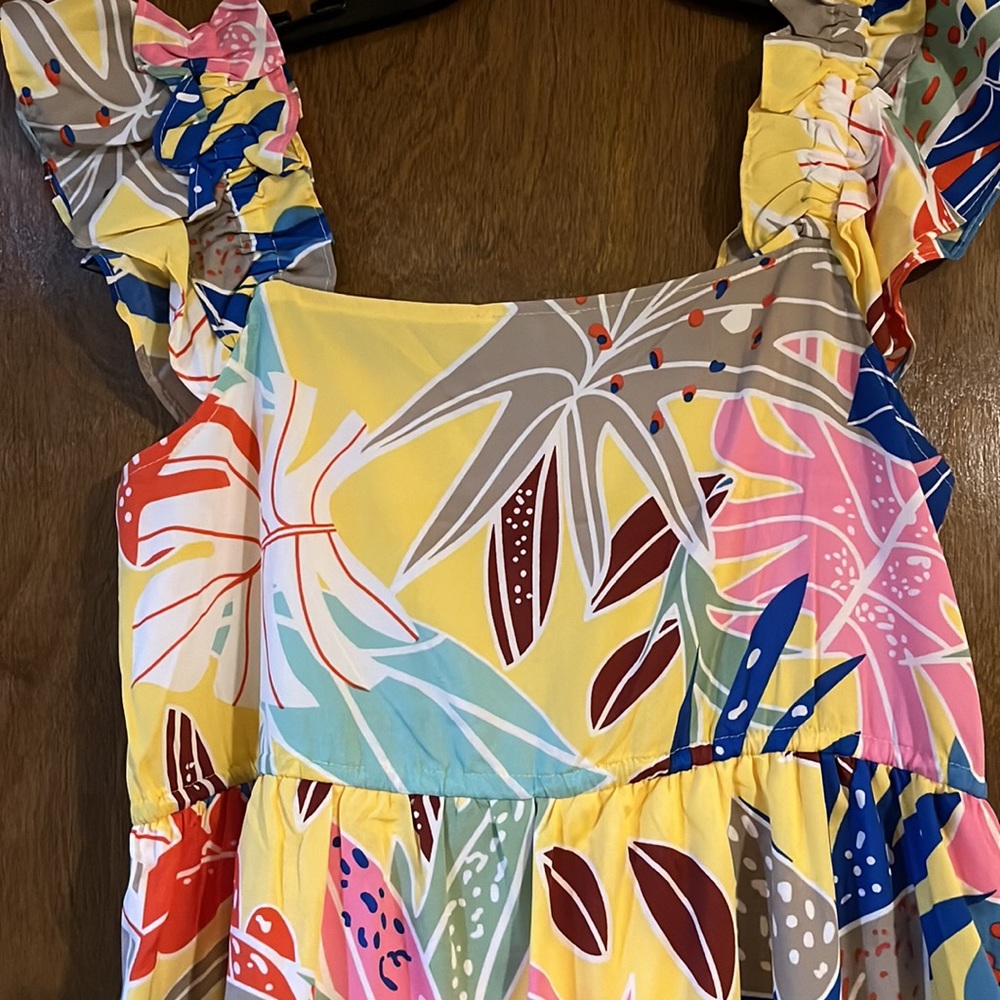 “Just a feeling” yellow floral dress ☀️ 🌺 - Picture 4 of 6